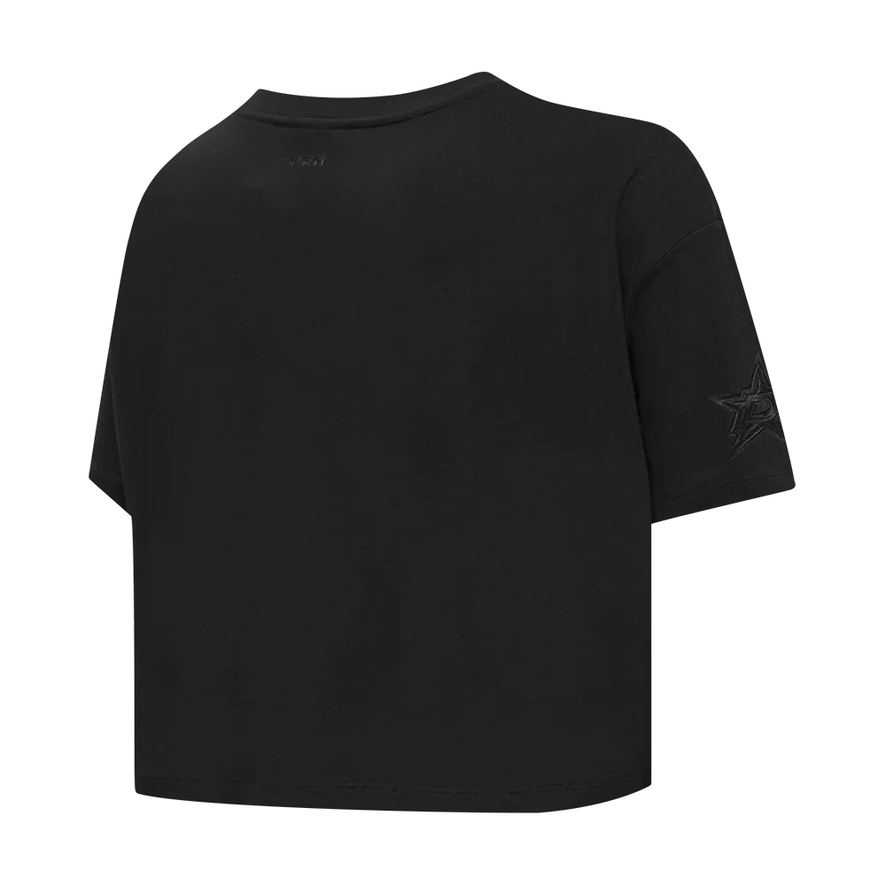 NHL DALLAS STARS NEUTRAL WOMEN'S BOXY TEE (BLACK) - Image 6