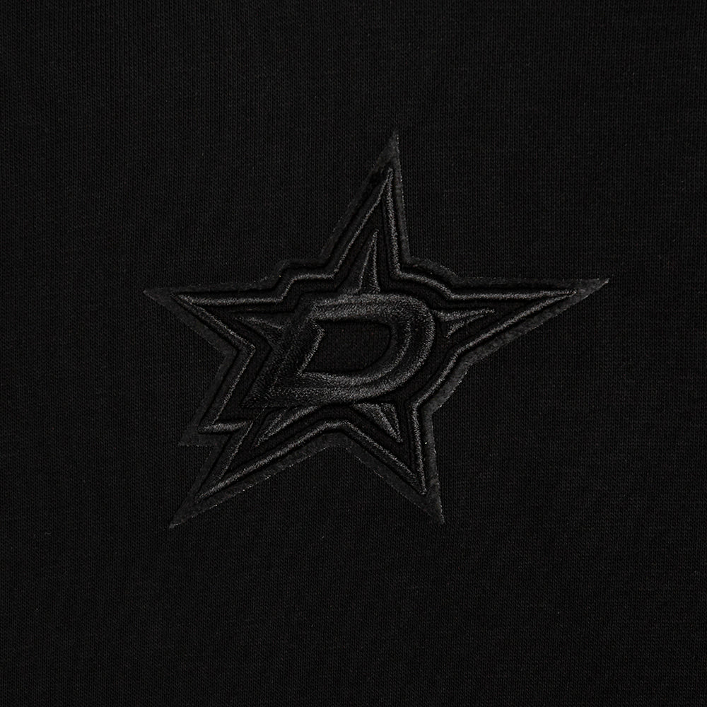 NHL DALLAS STARS NEUTRAL WOMEN'S CROPPED PULLOVER HOODIE (BLACK) - Image 9