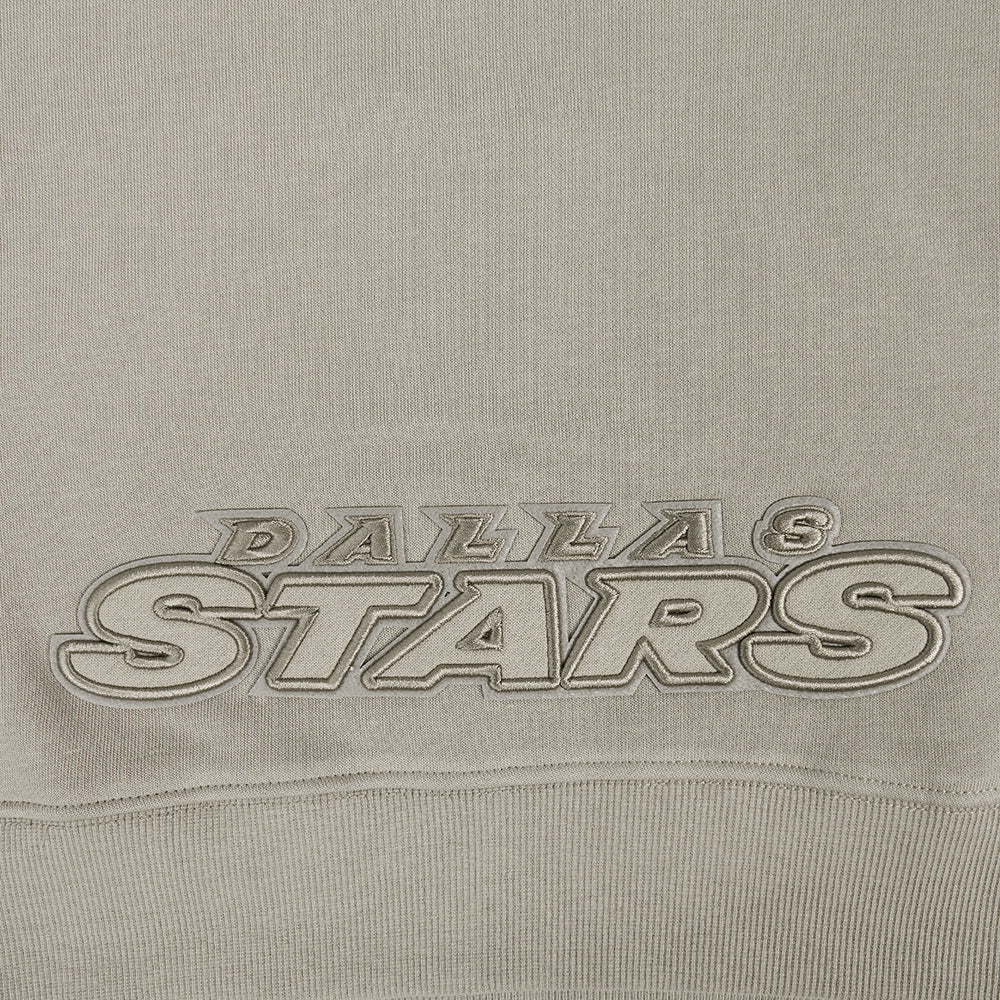NHL DALLAS STARS NEUTRAL WOMEN'S CROPPED PULLOVER HOODIE (TAUPE) - Image 6