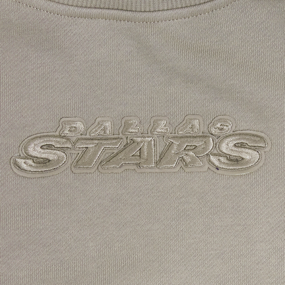 DALLAS STARS WINGSPAN WOMEN'S FLC CREWNECK (TAUPE) - Image 9