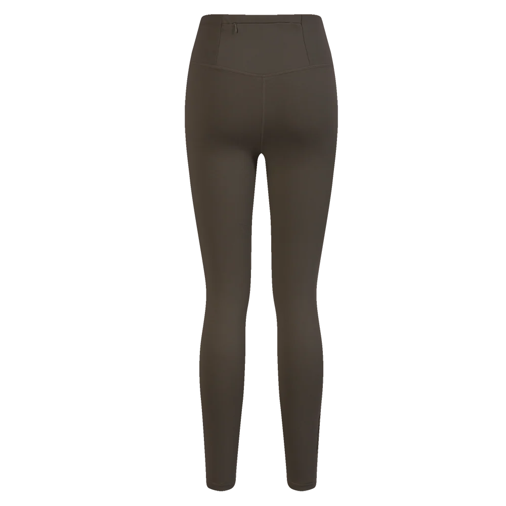 NHL DALLAS STARS NEUTRAL HIGH WAIST JERSEY LEGGING (DARK TAUPE) - Image 4