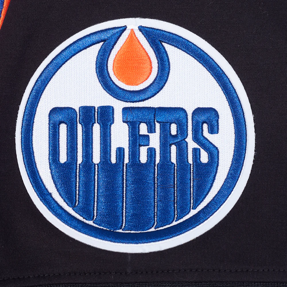 NHL EDMONTON OILERS CLASSIC CHENILLE MEN'S DK TEE (BLACK) - Image 6