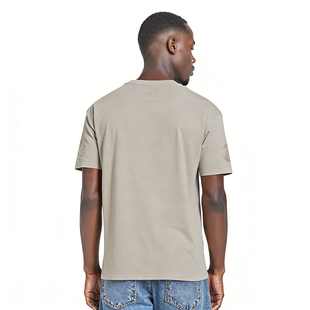 NHL EDMONTON OILERS NEUTRAL MEN'S CJ DROP SHOULDER TEE (TAUPE) - Image 2
