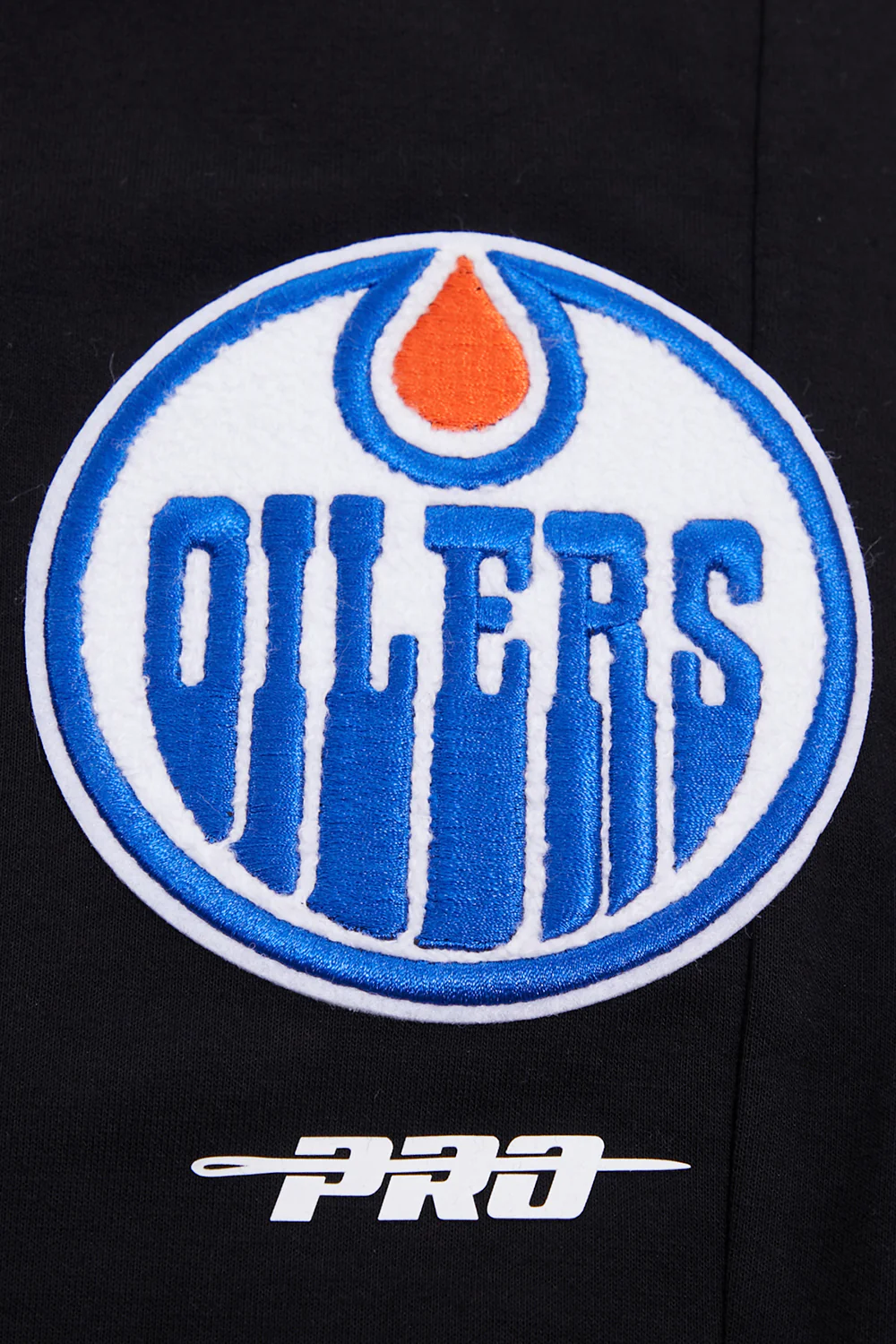 NHL EDMONTON OILERS CLASSIC CHENILLE DOUBLE KNIT JOGGER (BLACK) - Image 5