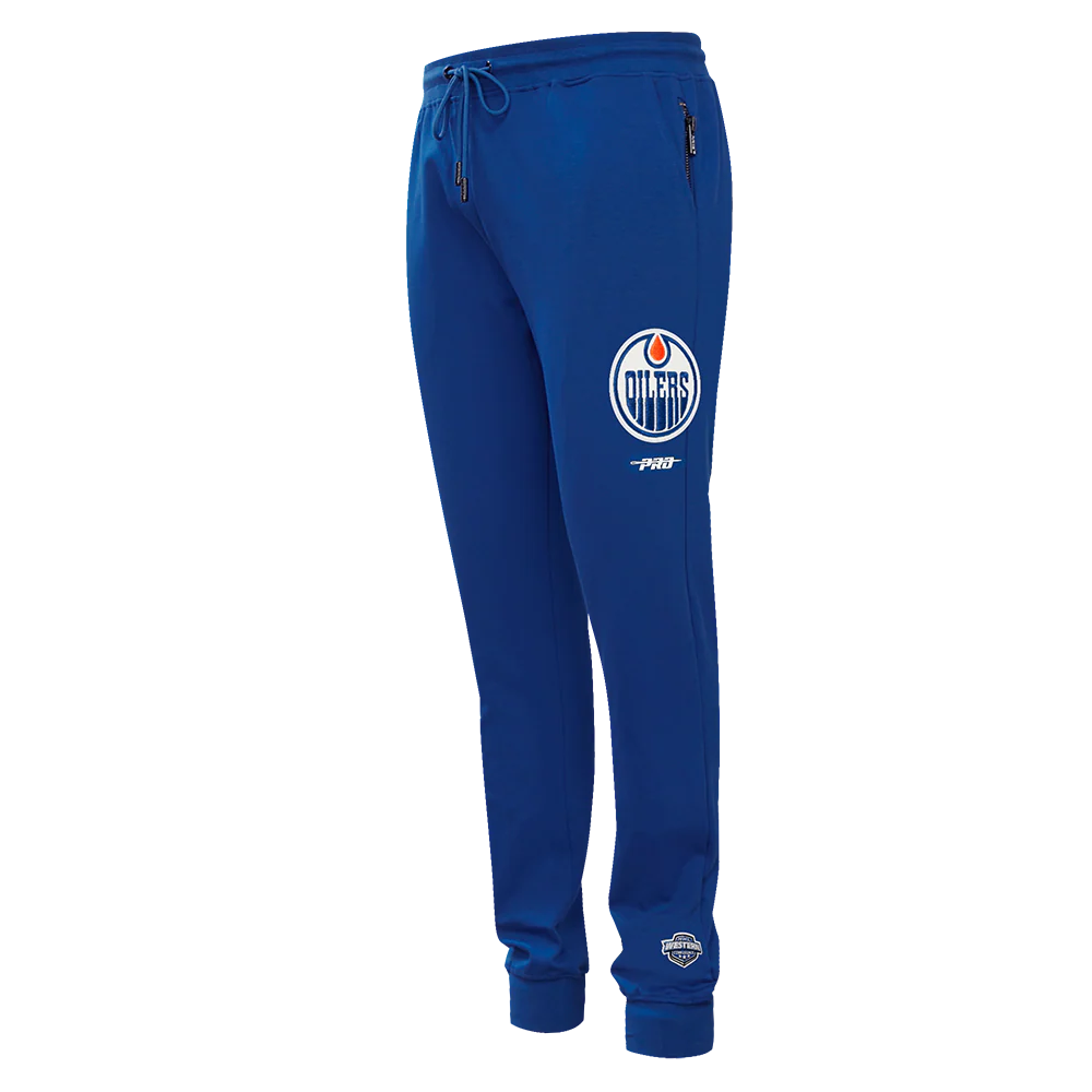 NHL EDMONTON OILERS CLASSIC MEN'S CHENILLE DK JOGGER (DODGER BLUE)
