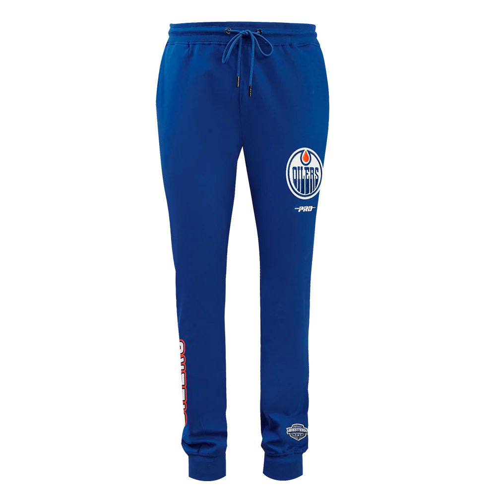 NHL EDMONTON OILERS CLASSIC MEN'S CHENILLE DK JOGGER (DODGER BLUE) - Image 2
