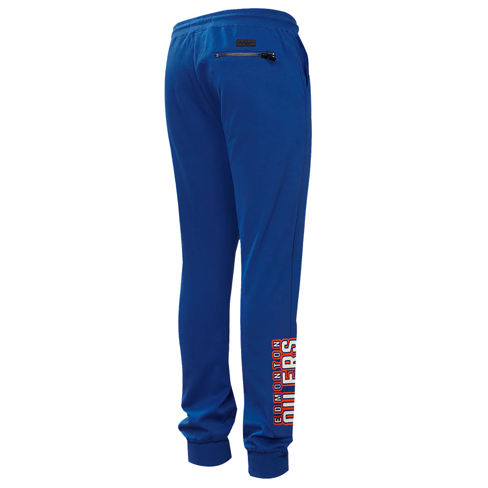 NHL EDMONTON OILERS CLASSIC MEN'S CHENILLE DK JOGGER (DODGER BLUE) - Image 3