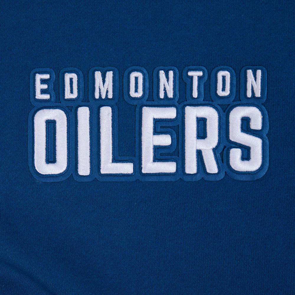 NHL EDMONTON OILERS WINGSPAN MEN'S DROP SHOULDER FLC CREWNECK (DODGER BLUE) - Image 7