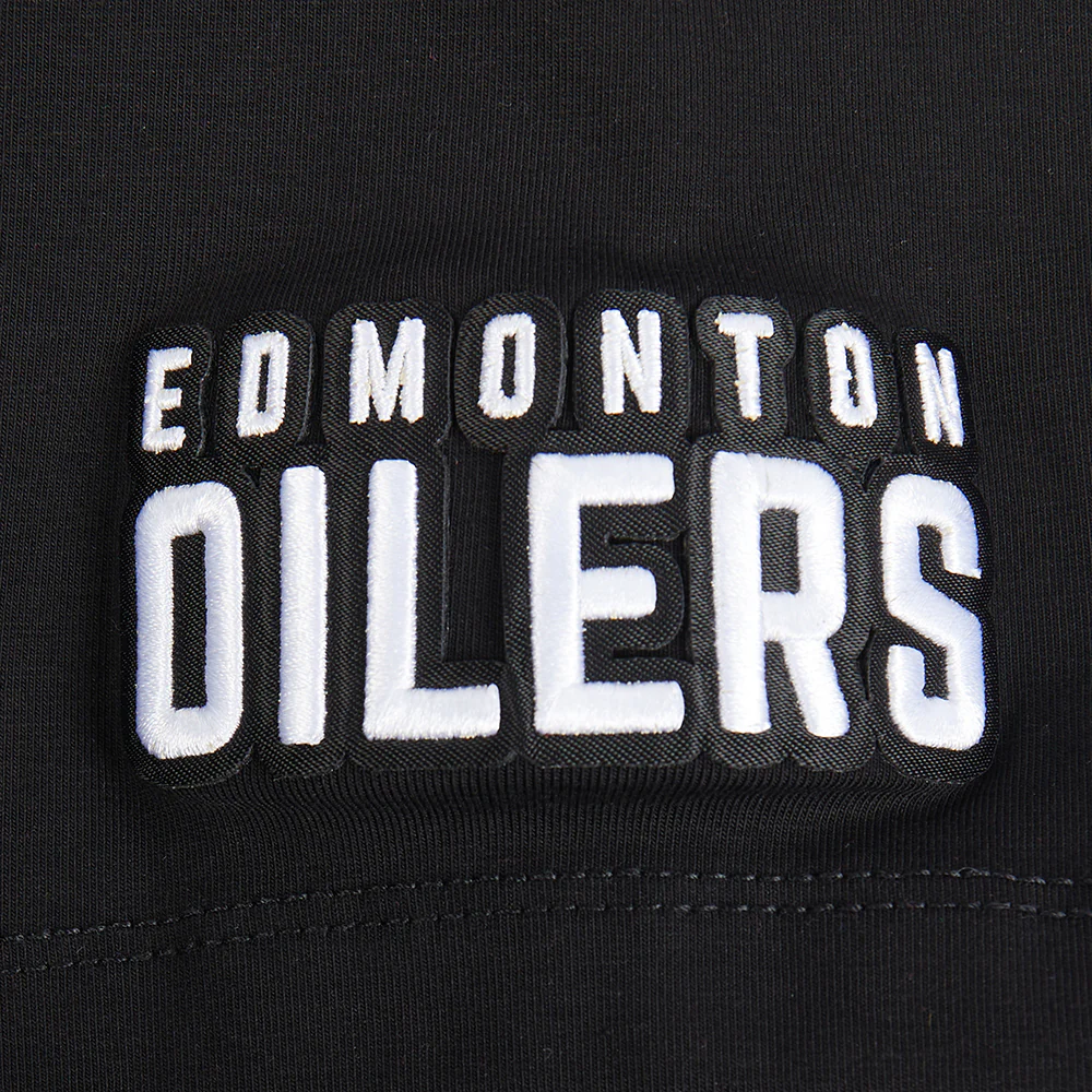 NHL EDMONTON OILERS CLASSIC WOMEN'S SJ BOXY TEE (BLACK) - Image 6