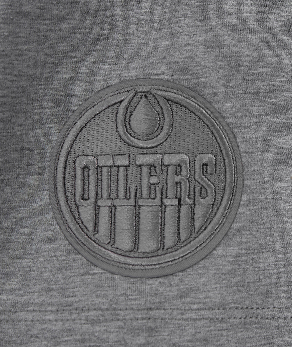 NHL EDMONTON OILERS NEUTRAL SINGLE JERSEY BOXY TEE (DARK HEATHER GRAY) - Image 5