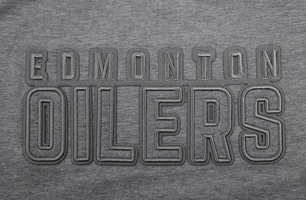 NHL EDMONTON OILERS NEUTRAL SINGLE JERSEY BOXY TEE (DARK HEATHER GRAY) - Image 6