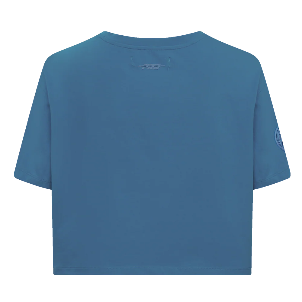 NHL EDMONTON OILERS NEUTRAL SINGLE JERSEY BOXY TEE (STEEL BLUE) - Image 4