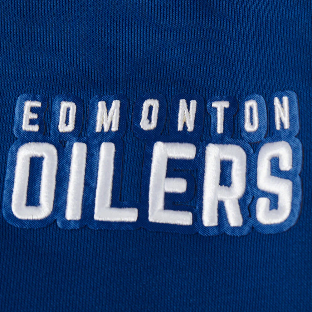 NHL EDMONTON OILERS CLASSIC WOMEN'S FLC CREWNECK (DODGER BLUE) - Image 7