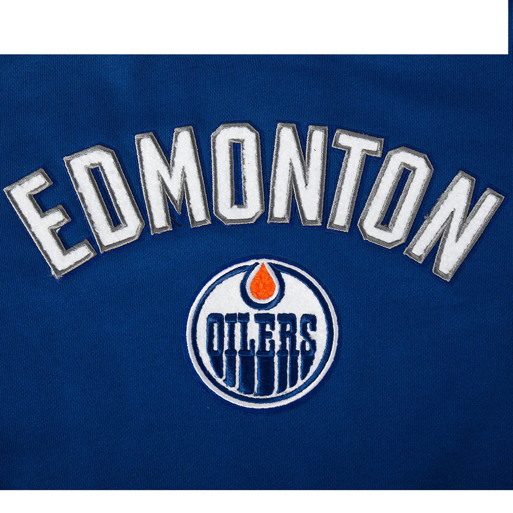 NHL EDMONTON OILERS CLASSIC WOMEN'S FLC CREWNECK (DODGER BLUE) - Image 8