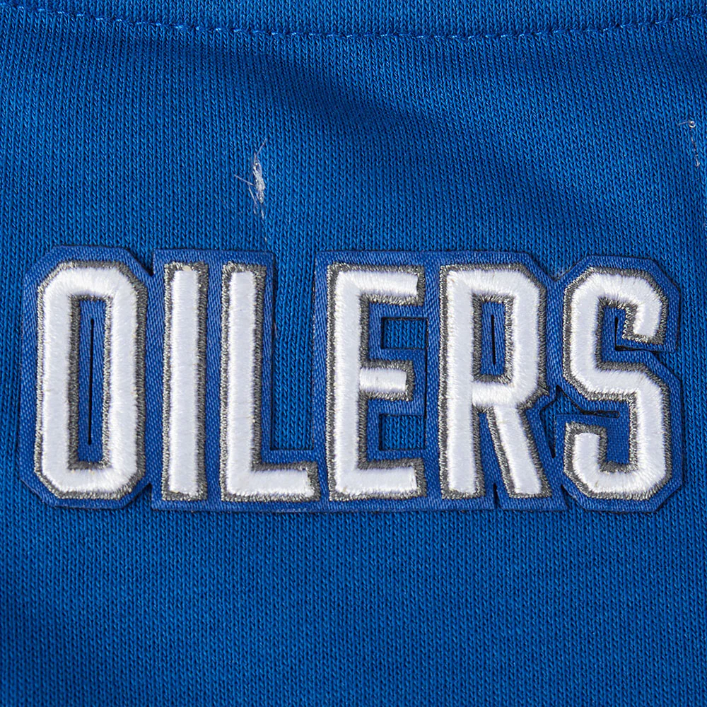NHL EDMONTON OILERS CLASSIC WOMEN'S FLC CREWNECK (DODGER BLUE) - Image 9