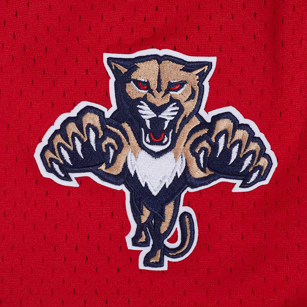NHL FLORIDA PANTHERS CLASSIC MESH MEN'S BUTTON DOWN SHIRT (RED) - Image 7