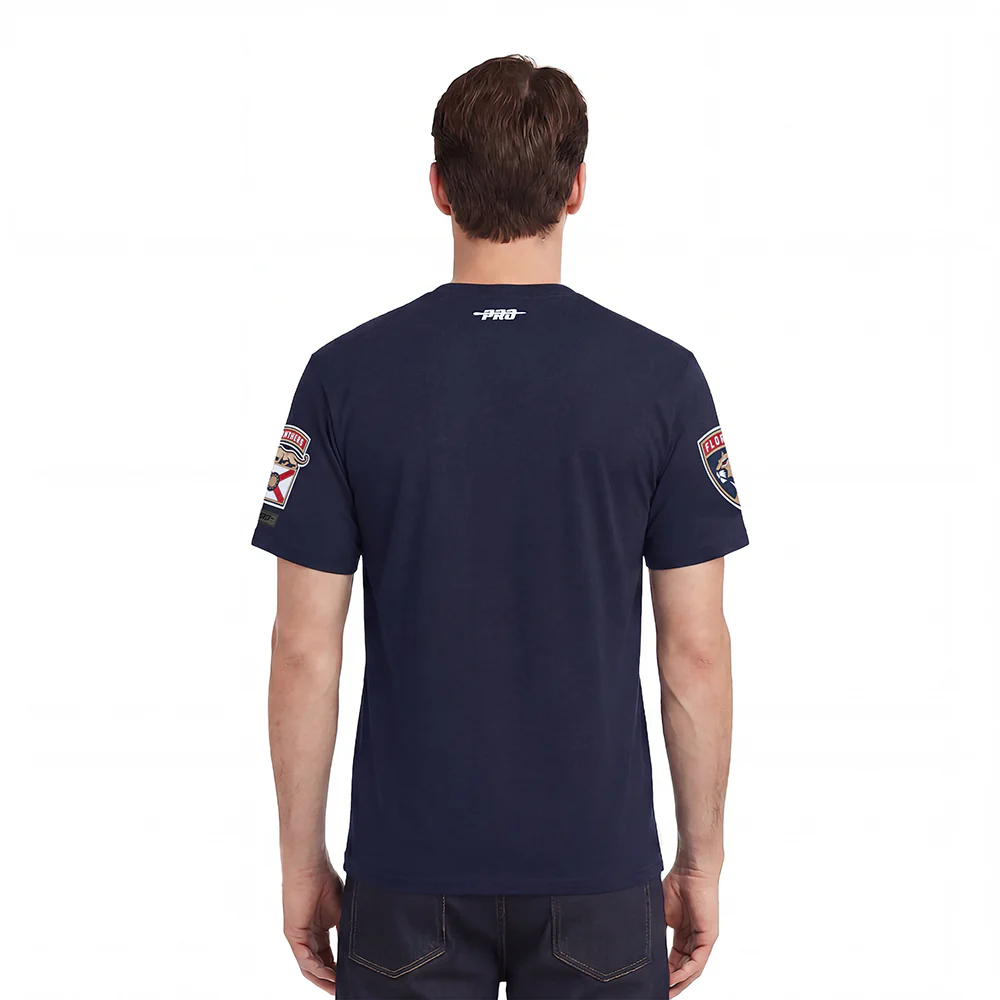 NHL FLORIDA PANTHERS CLASSIC CHENILLE MEN'S SJ TEE (MIDNIGHT NAVY) - Image 2