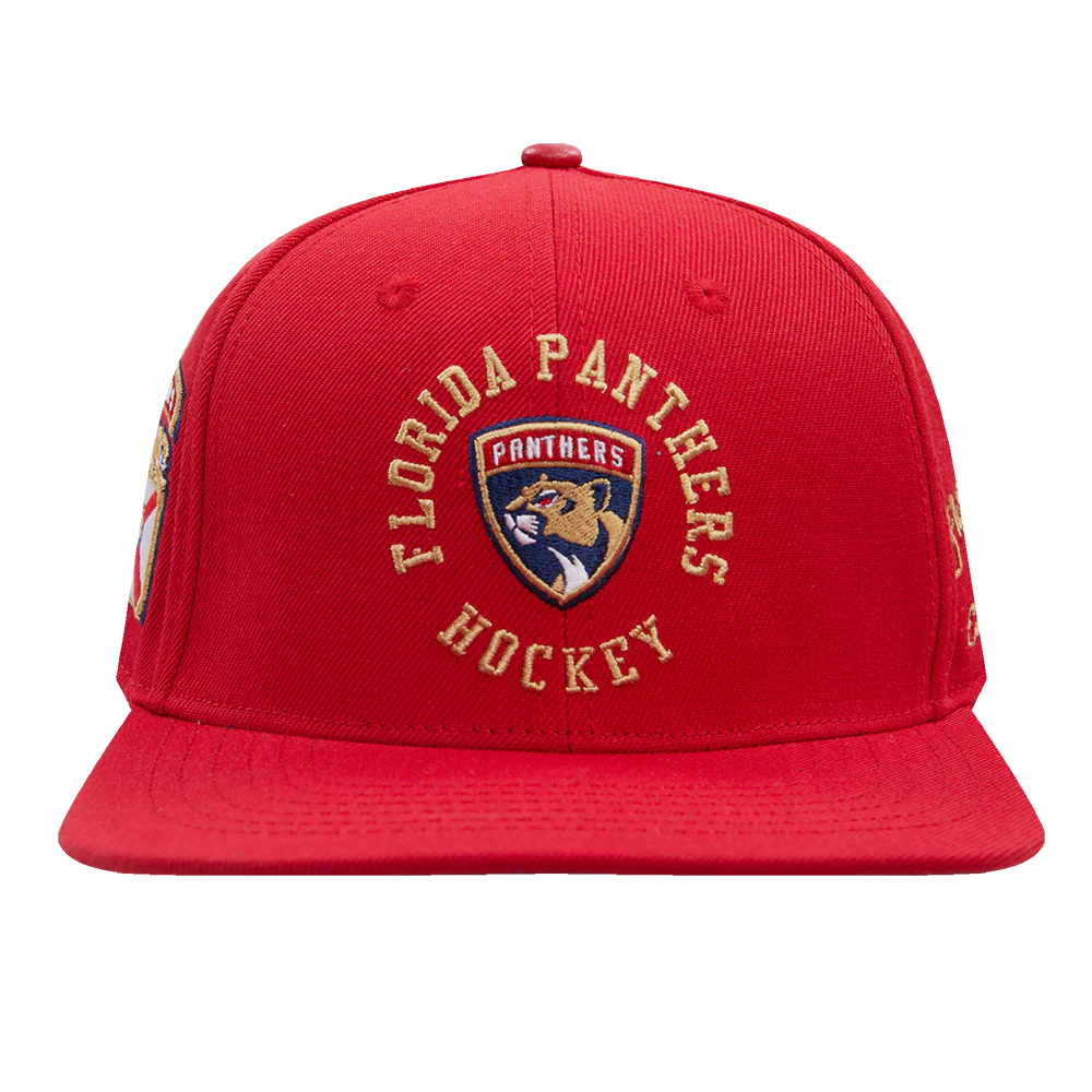 NHL Florida Panthers HYBRID SNAPBACK HAT (RED)