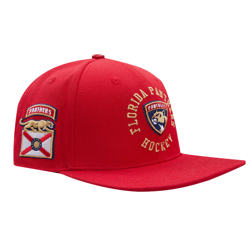 NHL Florida Panthers HYBRID SNAPBACK HAT (RED) - Image 2