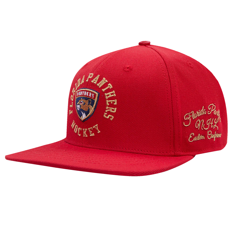 NHL Florida Panthers HYBRID SNAPBACK HAT (RED) - Image 3