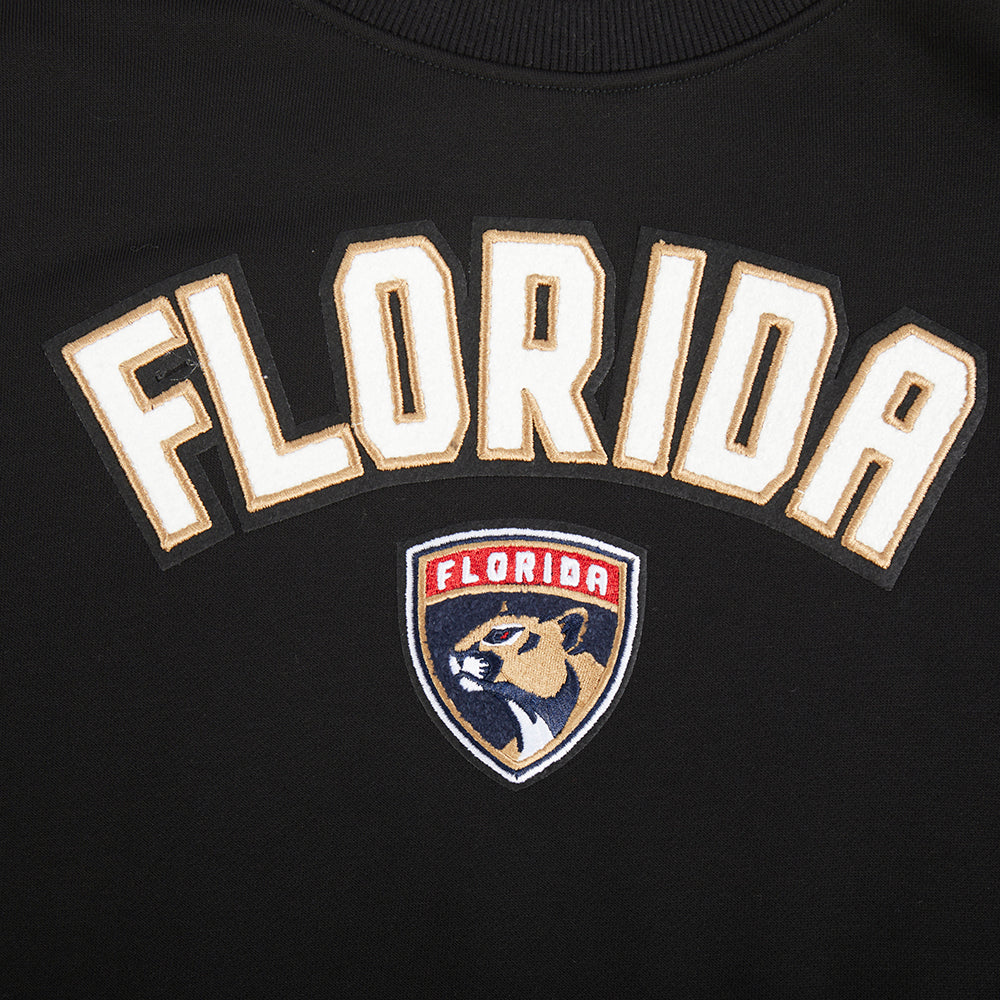 NHL FLORIDA PANTHERS CLASSIC WOMEN'S FLC CREWNECK (BLACK) - Image 6