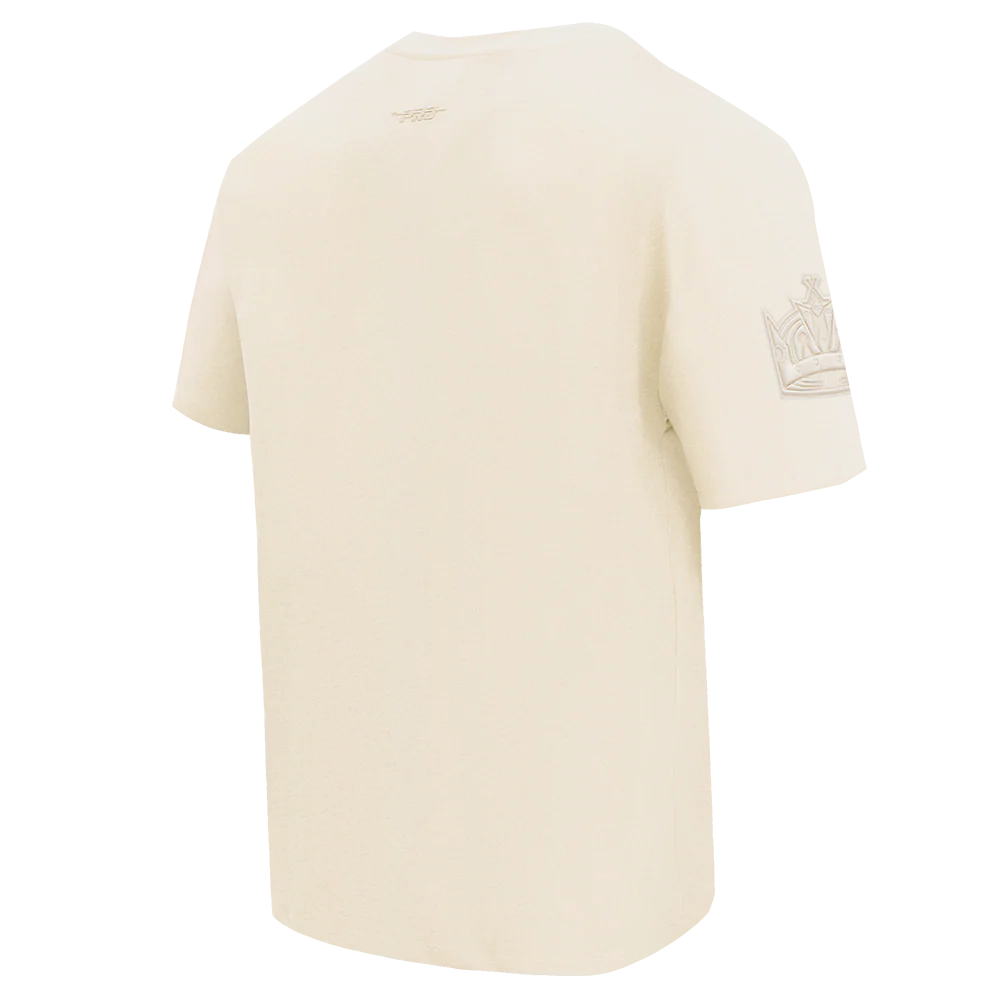 NHL LOS ANGELES KINGS NEUTRAL COTTON JERSEY DROP SHOULDER TEE (EGGSHELL) - Image 3