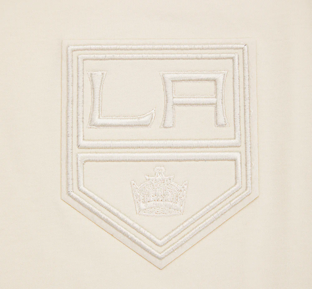 NHL LOS ANGELES KINGS NEUTRAL COTTON JERSEY DROP SHOULDER TEE (EGGSHELL) - Image 6