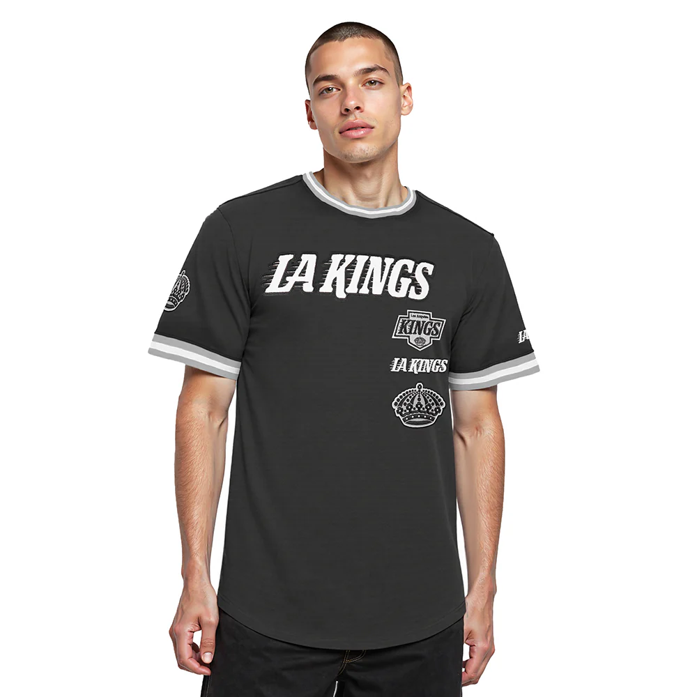 NHL LOS ANGELES KINGS RETRO CLASSIC MEN'S TEE (BLACK/GRAY)