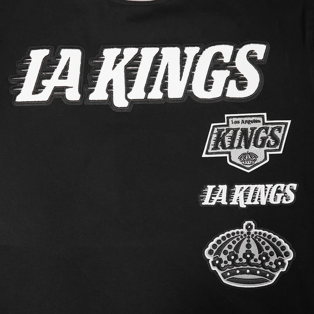 NHL LOS ANGELES KINGS RETRO CLASSIC MEN'S TEE (BLACK/GRAY) - Image 6