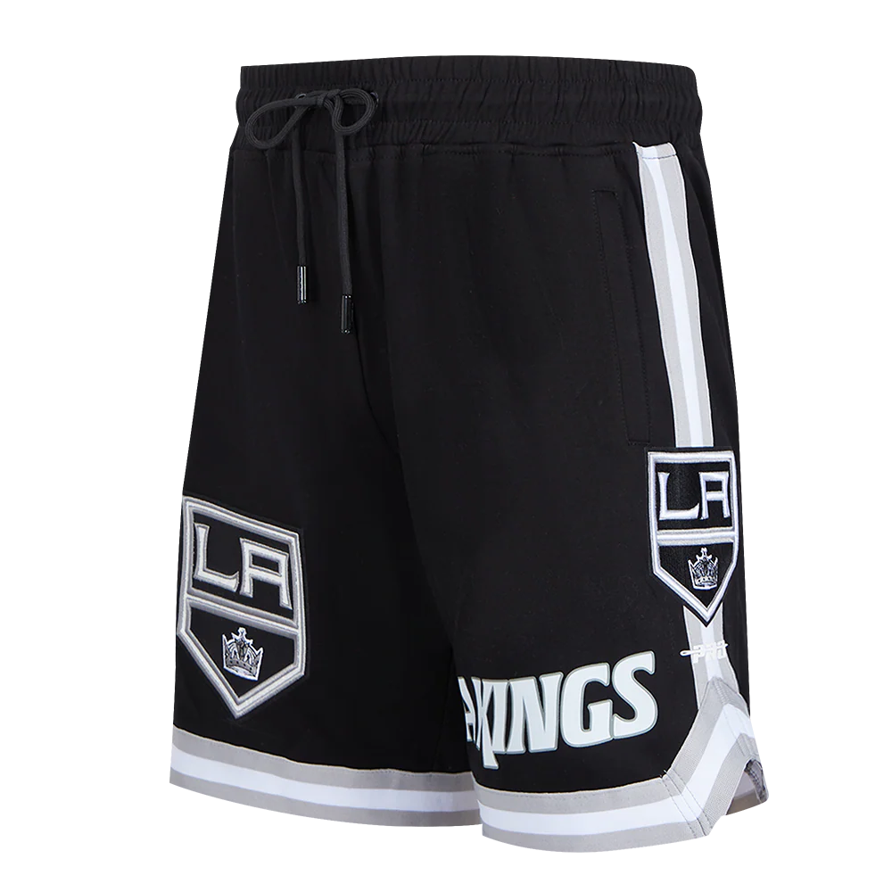 NHL LOS ANGELES KINGS CLASSIC CHENILLE MEN'S SHORT (BLACK/GRAY)