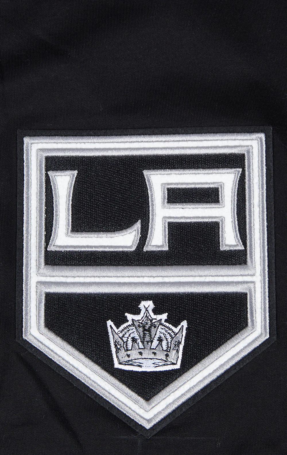 NHL LOS ANGELES KINGS CLASSIC CHENILLE MEN'S SHORT (BLACK/GRAY) - Image 5