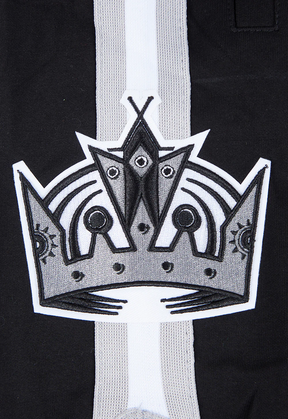NHL LOS ANGELES KINGS CLASSIC CHENILLE MEN'S SHORT (BLACK/GRAY) - Image 6