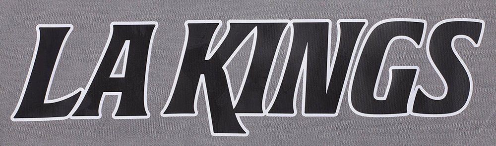 NHL LOS ANGELES KINGS CLASSIC CHENILLE MEN'S DK SHORT (GRAY/BLACK) - Image 6