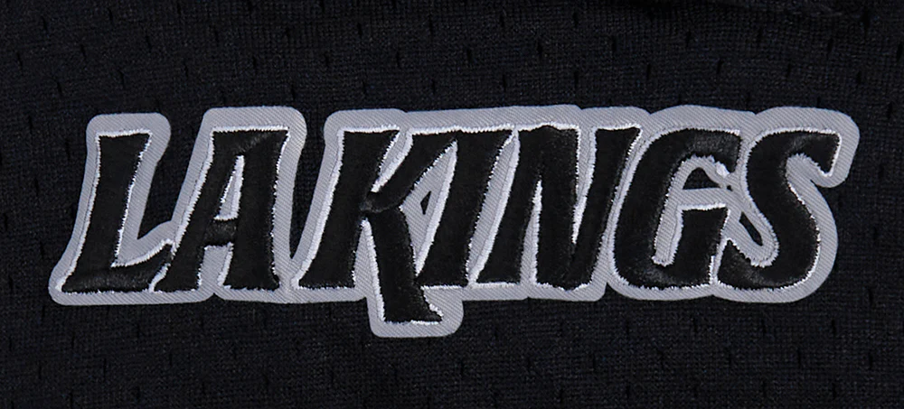 NHL LOS ANGELES KINGS SCRIPT TAIL MEN'S DOUBLE KNIT 2.0 SHORT (WHITE/BLACK) - Image 8