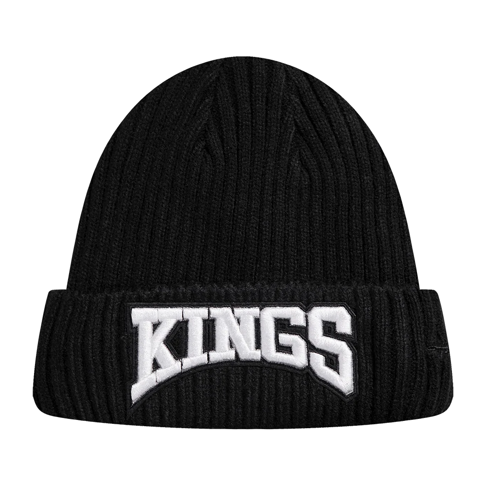 NHL LOS ANGELES KINGS CREST EMBLEM BEANIE (BLACK)