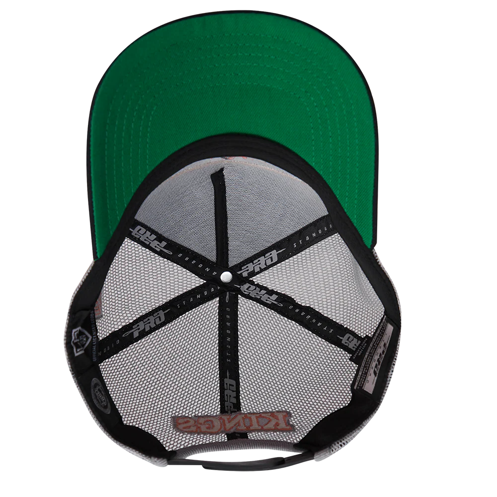 NHL LOS ANGELES KINGS CHEVRON PINCH FRONT TRUCKER (GRAY) - Image 6