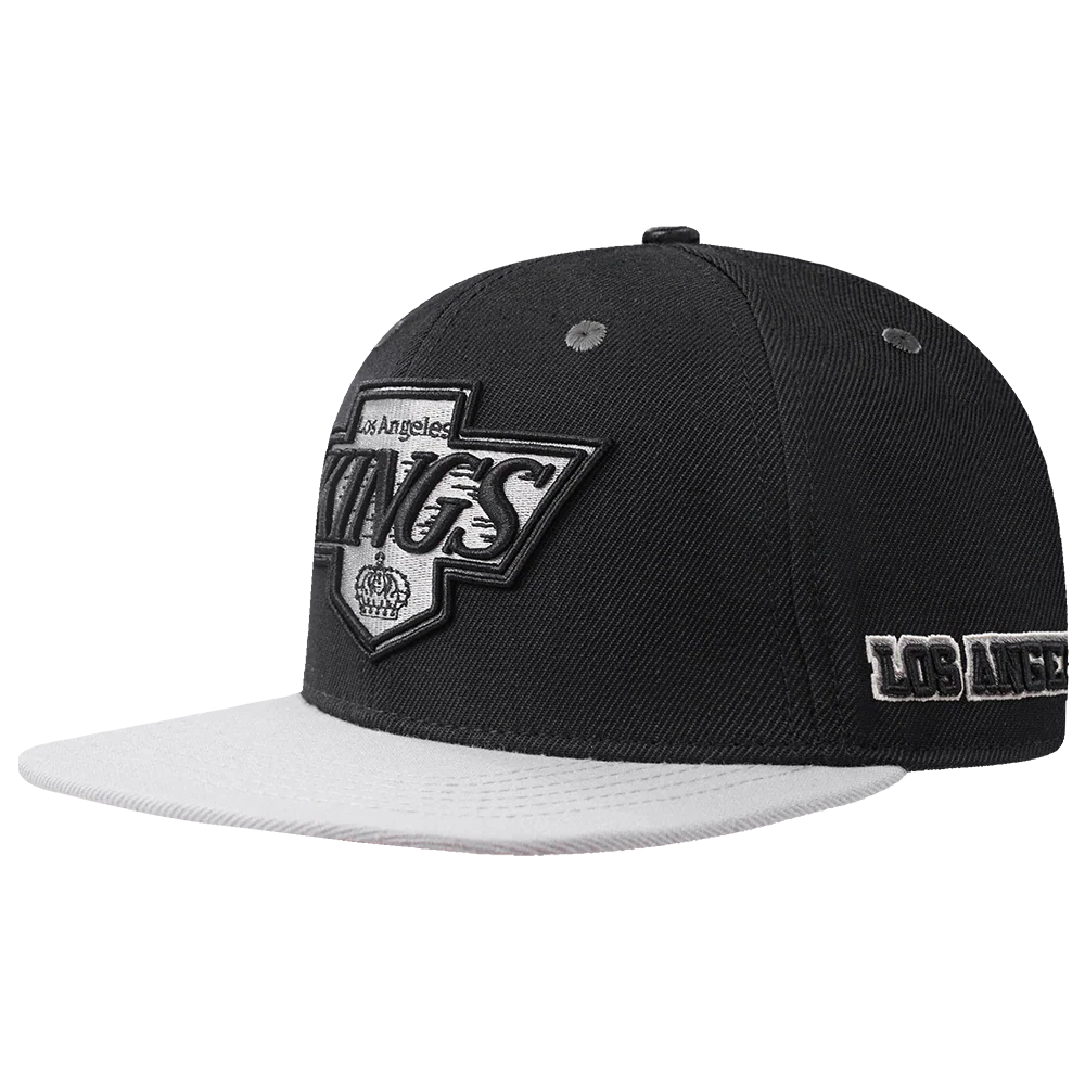 NHL LOS ANGELES KINGS RETRO CLASSIC UNISEX PRIMARY LOGO WOOL SNAPBACK (BLACK) - Image 3