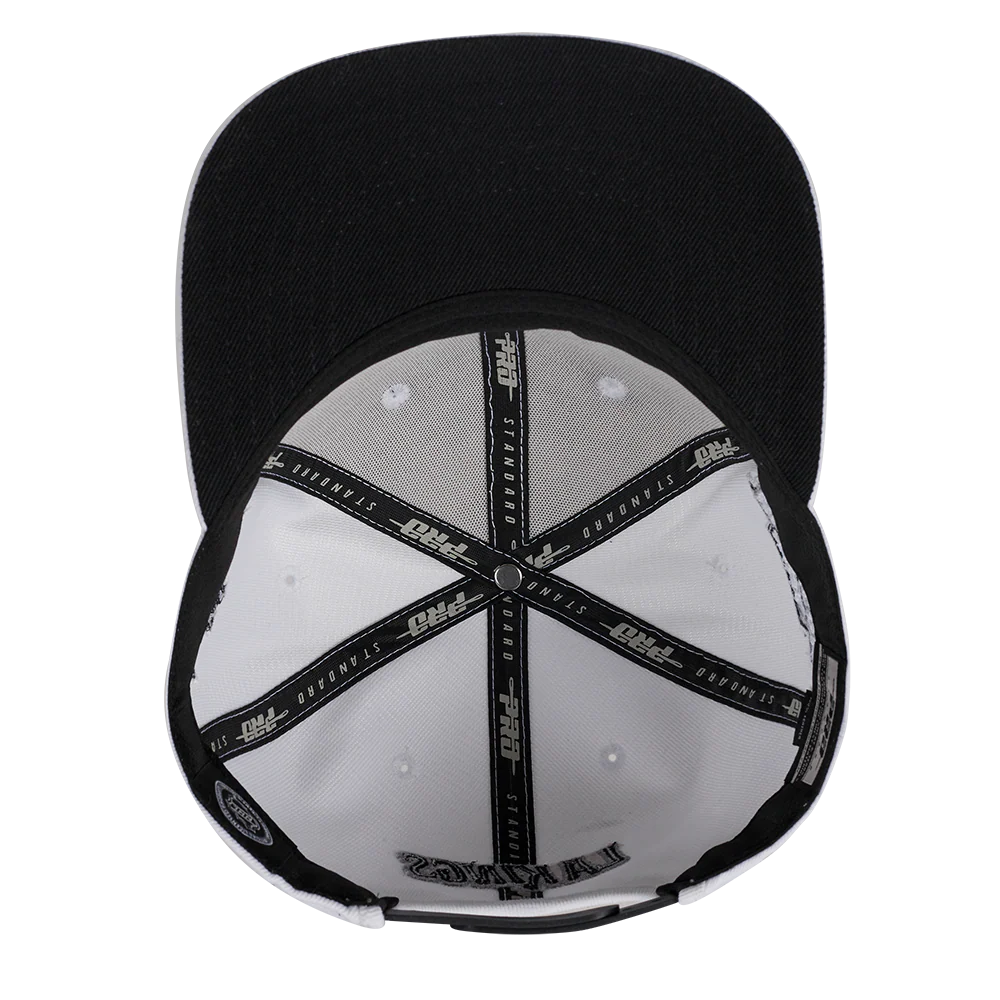 NHL LOS ANGELES KINGS OLD ENGLISH UNISEX 6 PANEL SNAPBACK HAT (WHITE) - Image 6