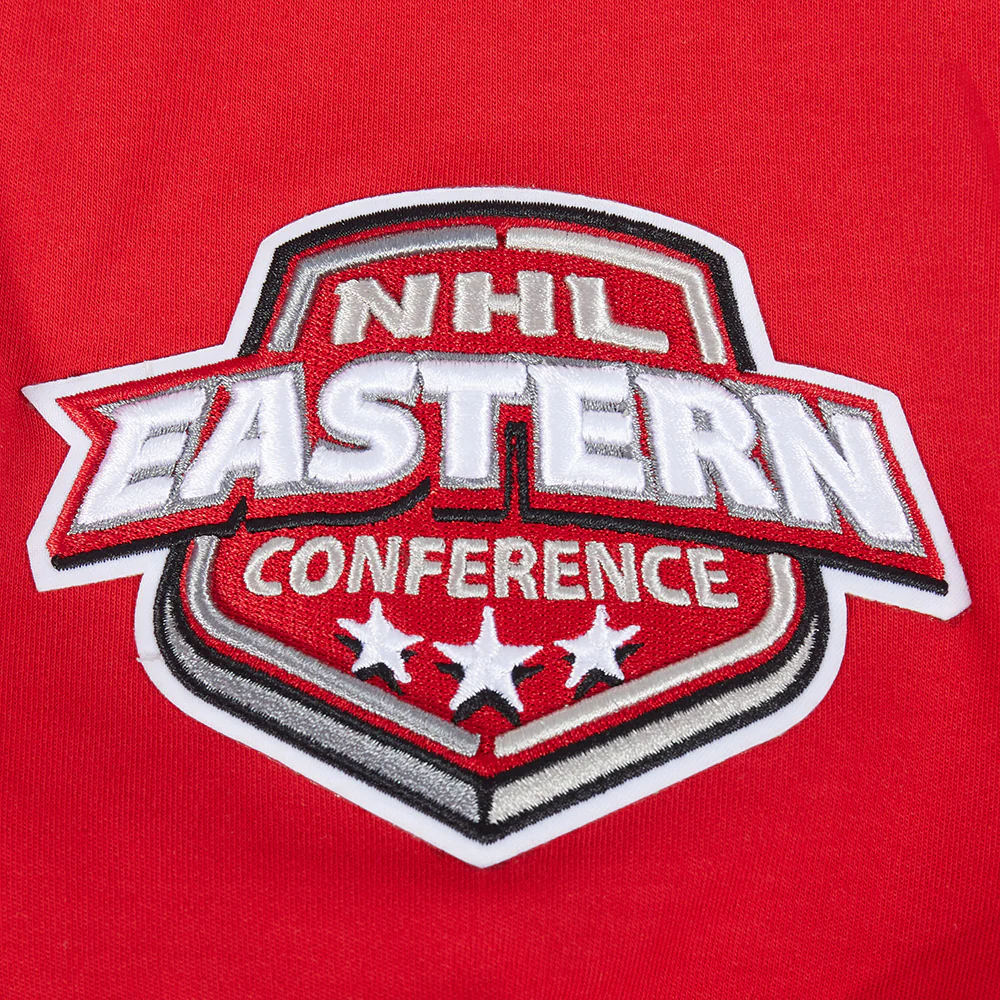 NHL MONTRÉAL CANADIENS CLASSIC CHENILLE MEN'S DOUBLE KNIT TEE (RED) - Image 6