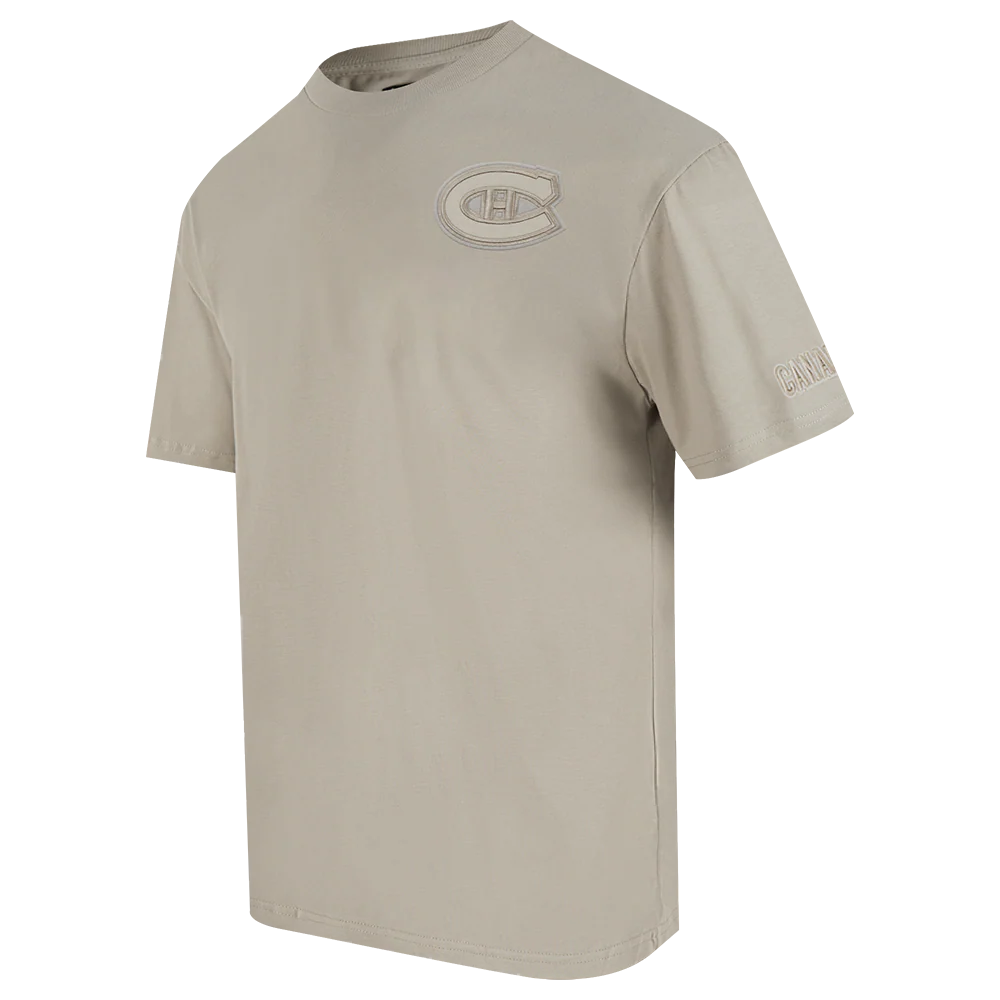 NHL MONTRÉAL CANADIENS NEUTRAL MEN'S CJ DROP SHOULDER TEE (TAUPE) - Image 3