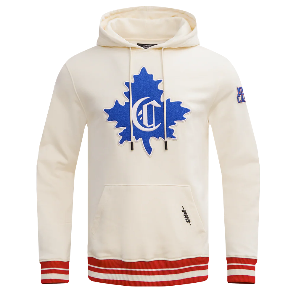 NHL MONTRÉAL CANADIENS RETRO CLASSIC MEN'S PULLOVER HOODIE (EGGSHELL/ RED)