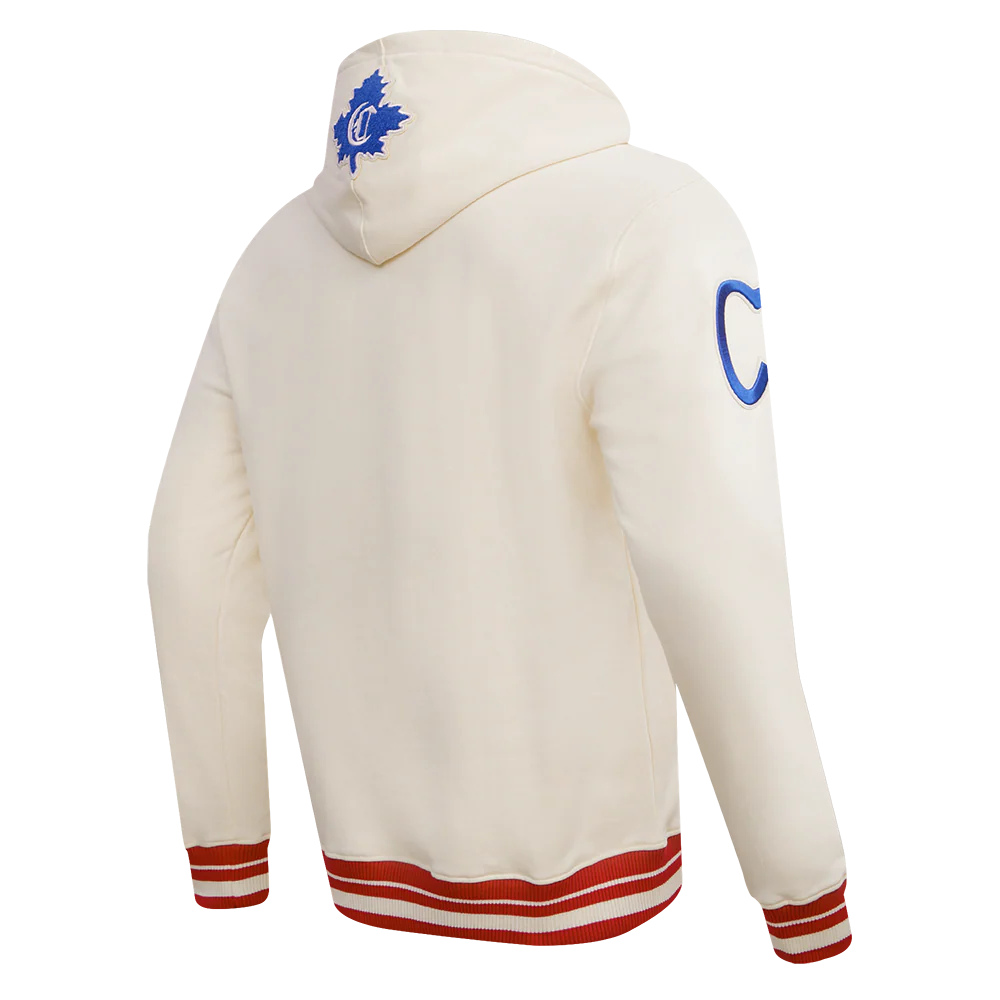 NHL MONTRÉAL CANADIENS RETRO CLASSIC MEN'S PULLOVER HOODIE (EGGSHELL/ RED) - Image 10