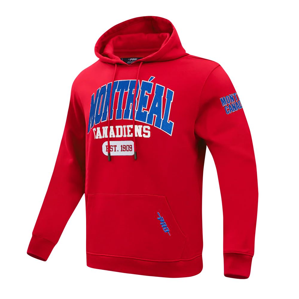 NHL MONTRÉAL CANADIENS CITY ARCH MEN'S FLC PO HOODIE (RED) - Image 3