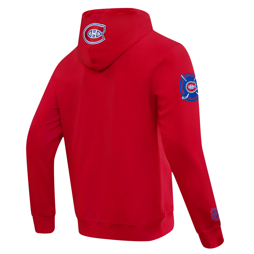 NHL MONTRÉAL CANADIENS CITY ARCH MEN'S FLC PO HOODIE (RED) - Image 4