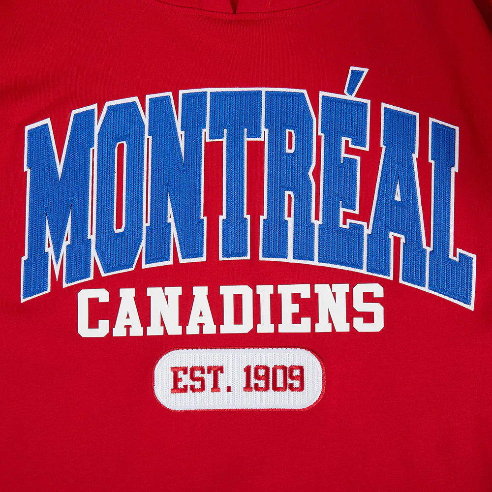 NHL MONTRÉAL CANADIENS CITY ARCH MEN'S FLC PO HOODIE (RED) - Image 9