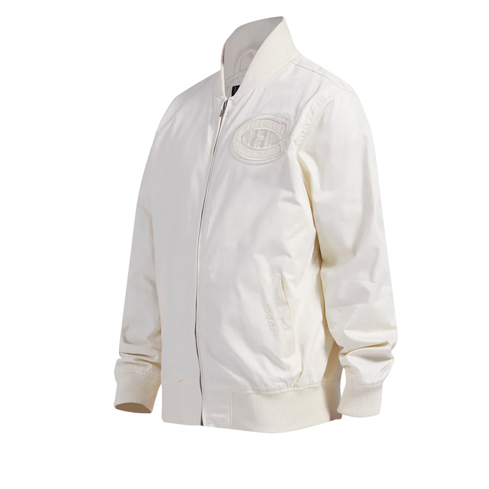 NHL MONTRÉAL CANADIENS NEUTRAL MEN'S TWILL JACKET (EGGSHELL) - Image 2