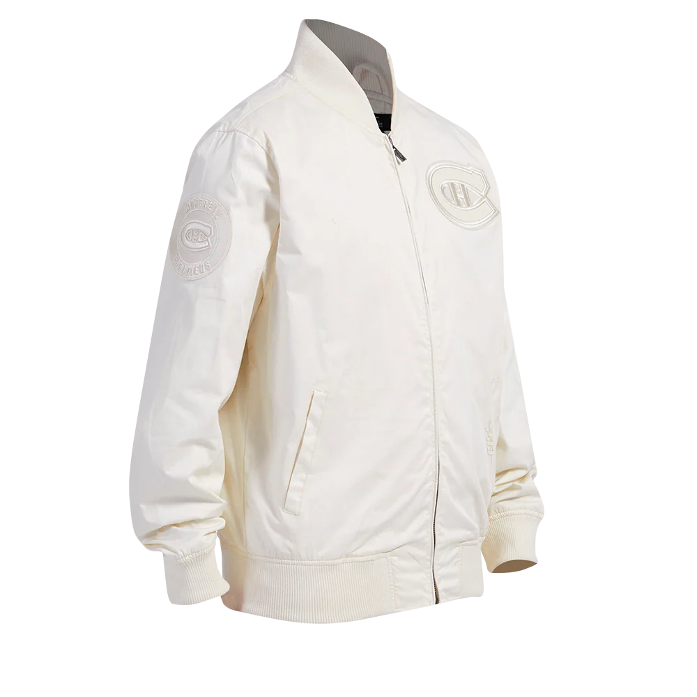 NHL MONTRÉAL CANADIENS NEUTRAL MEN'S TWILL JACKET (EGGSHELL) - Image 4