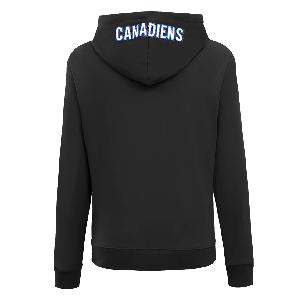 NHL MONTRÉAL CANADIENS CLASSIC WOMEN'S FLC PO HOODIE (BLACK) - Image 5