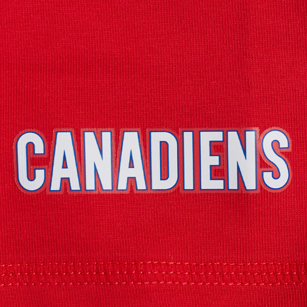 NHL MONTRÉAL CANADIENS CLASSIC WOMEN'S COTTON BIKE SHORT (RED) - Image 5