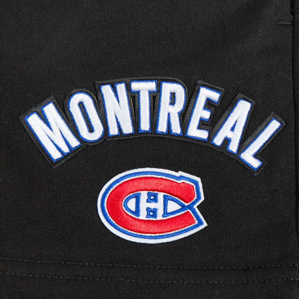 NHL MONTRÉAL CANADIENS CLASSIC WOMEN'S FLEECE SHORT (BLACK) - Image 5